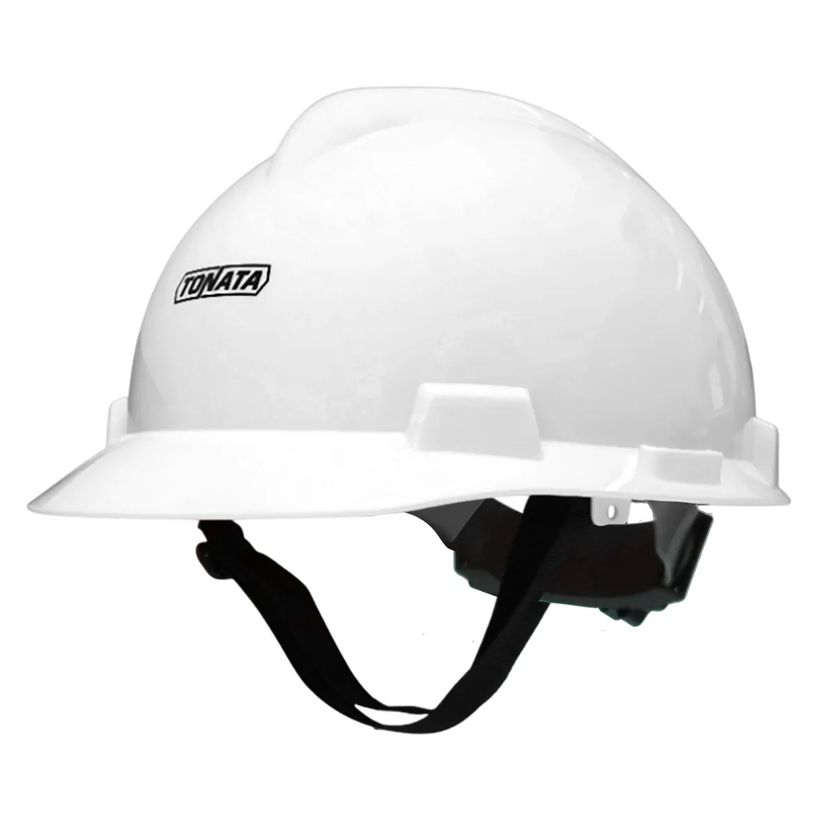 Tonata Safety Helmet Heavy Duty - Helm Proyek Include Inner Fast Track Klop Putar - Helm Kerja Putih - CV. Berkah Mitra Safety