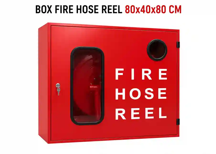 Box Fire Hose Reel 80x40x80 cm