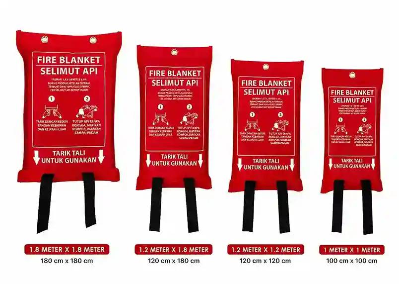 Fire Blanket Soft Case – Selimut Api Fiberglass 100% Portabel