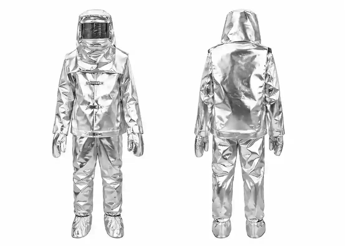 Fire Fighting Suit Aluminium – Baju Pemadam Tahan Panas 800°C