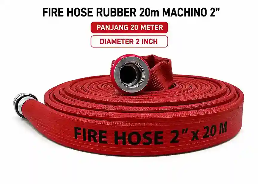 Thumbnail Fire Hose Rubber 20m Machino 1.5"-3"