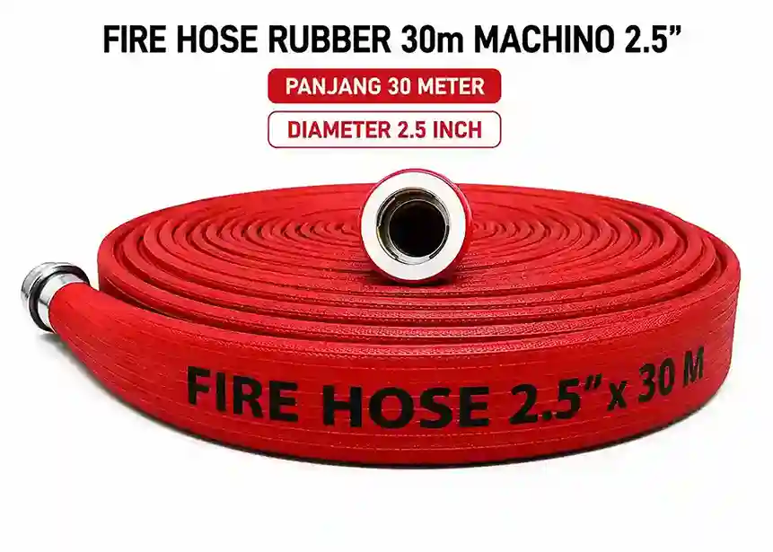 Thumbnail Fire Hose Rubber 30m Machino 1.5"-3"