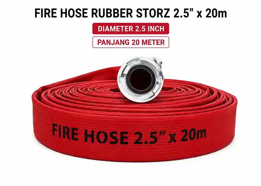 Fire Hose Rubber Storz 2.5" x 20m