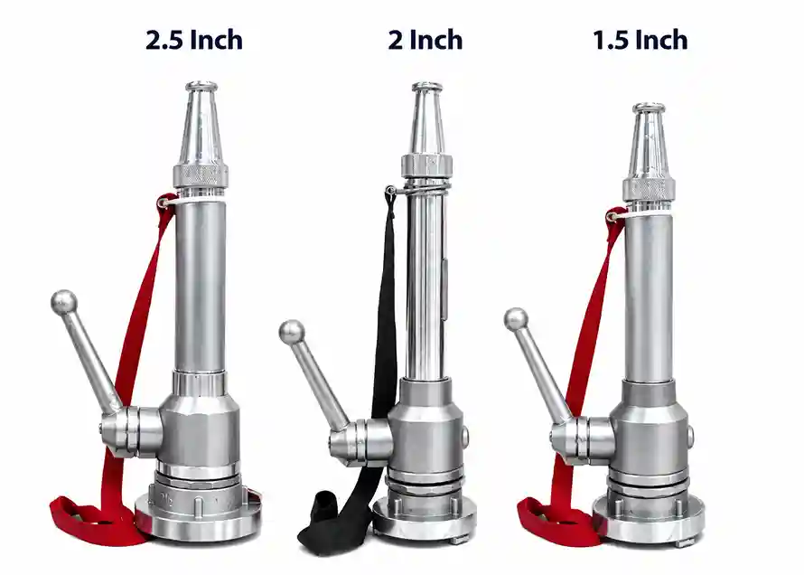 Jet Nozzle Storz Aluminium 1.5", 2", 2.5" dengan ON-OFF Ball Valve Handle