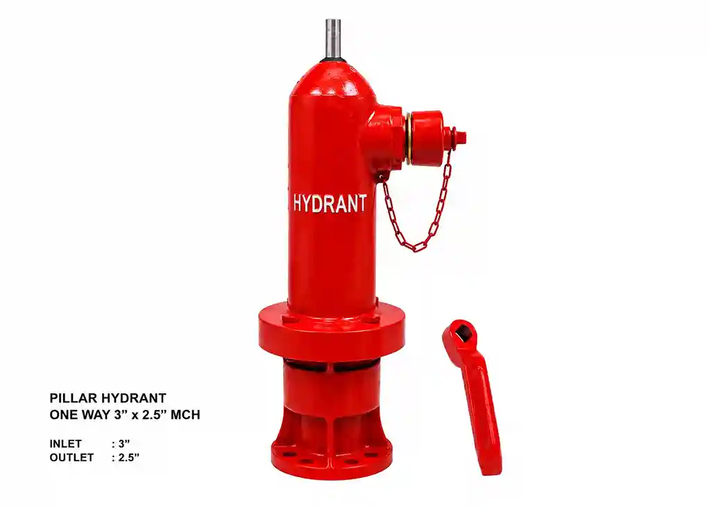 Pillar Hydrant One Way 3"x2.5" MCH