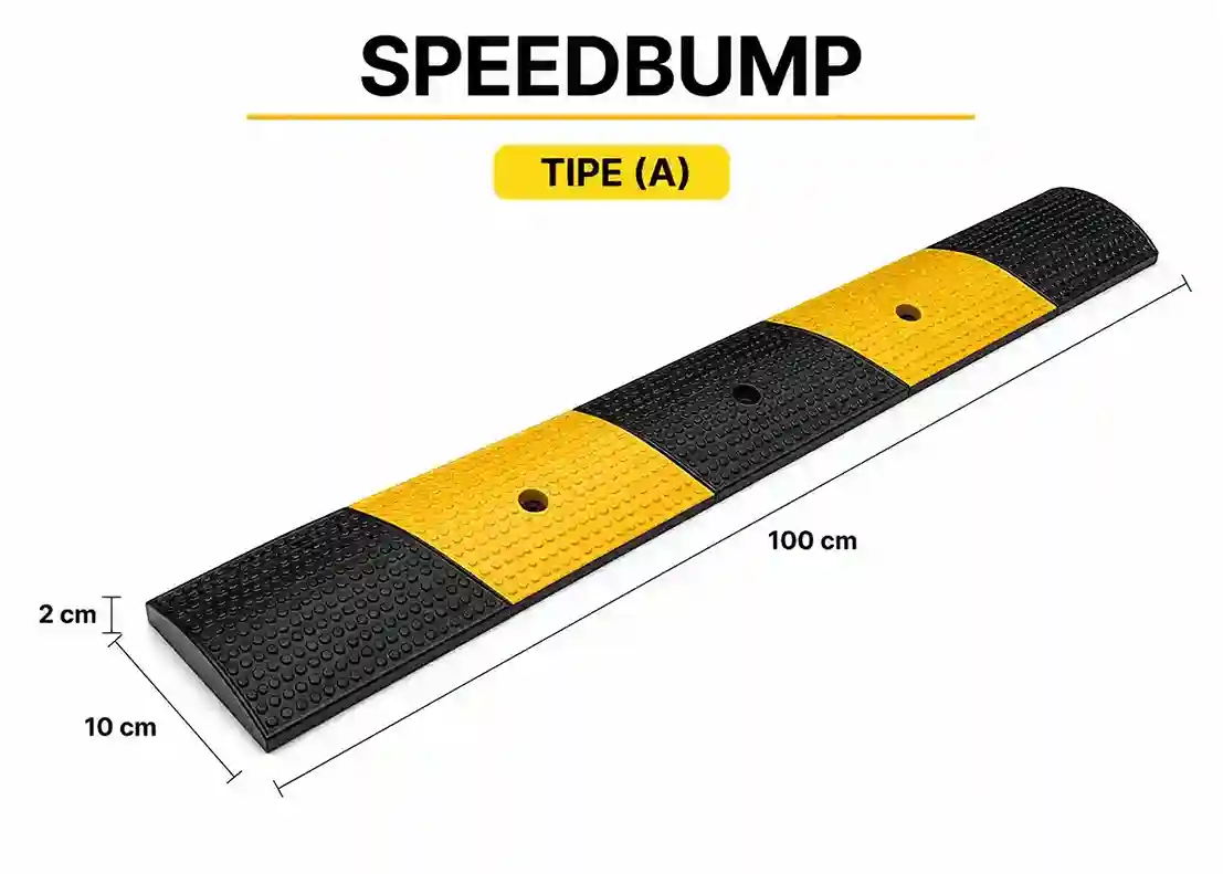 Thumbnail Rubber Speed Bump – Polisi Tidur Karet 100 cm