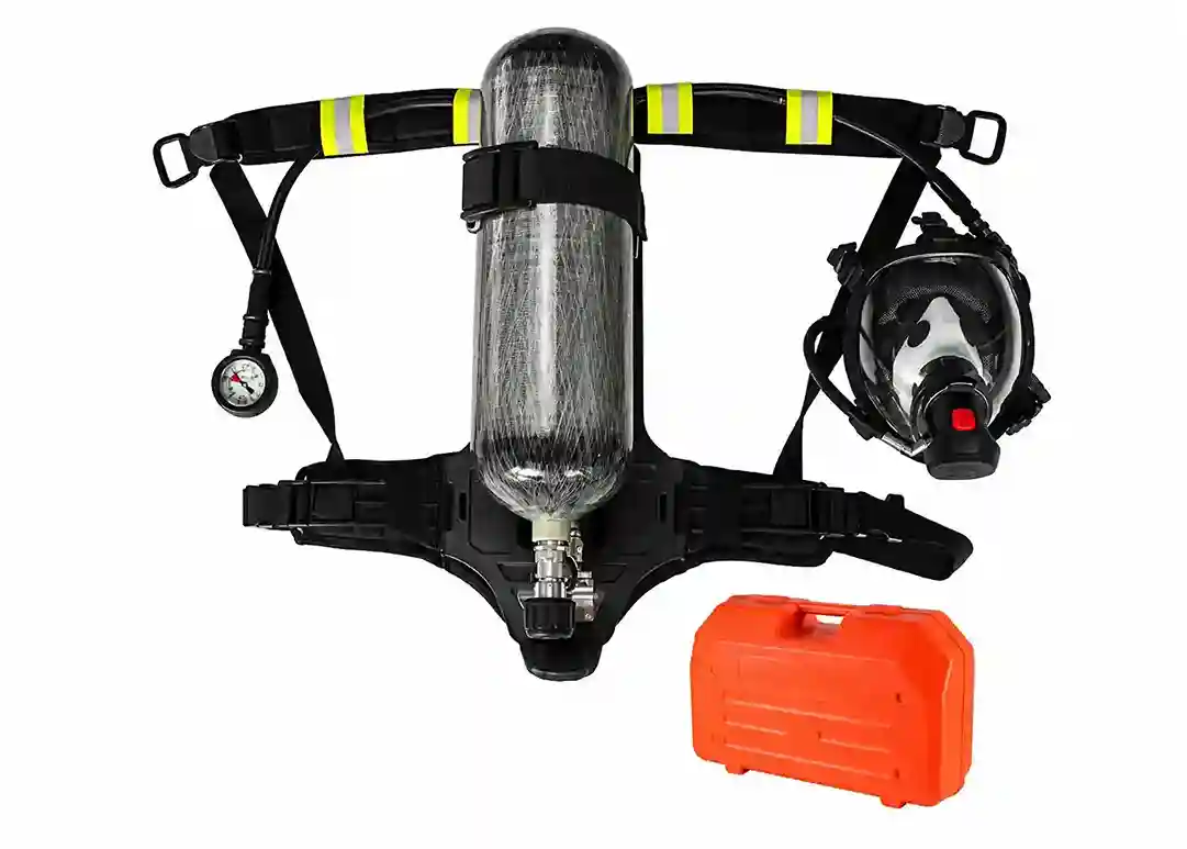 SCBA Breathing Apparatus Carbon Fiber Composite 6.8L – Alat Pernapasan Mandiri Tekanan 300 Bar